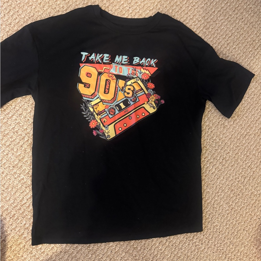 Retro Black T-Shirt
